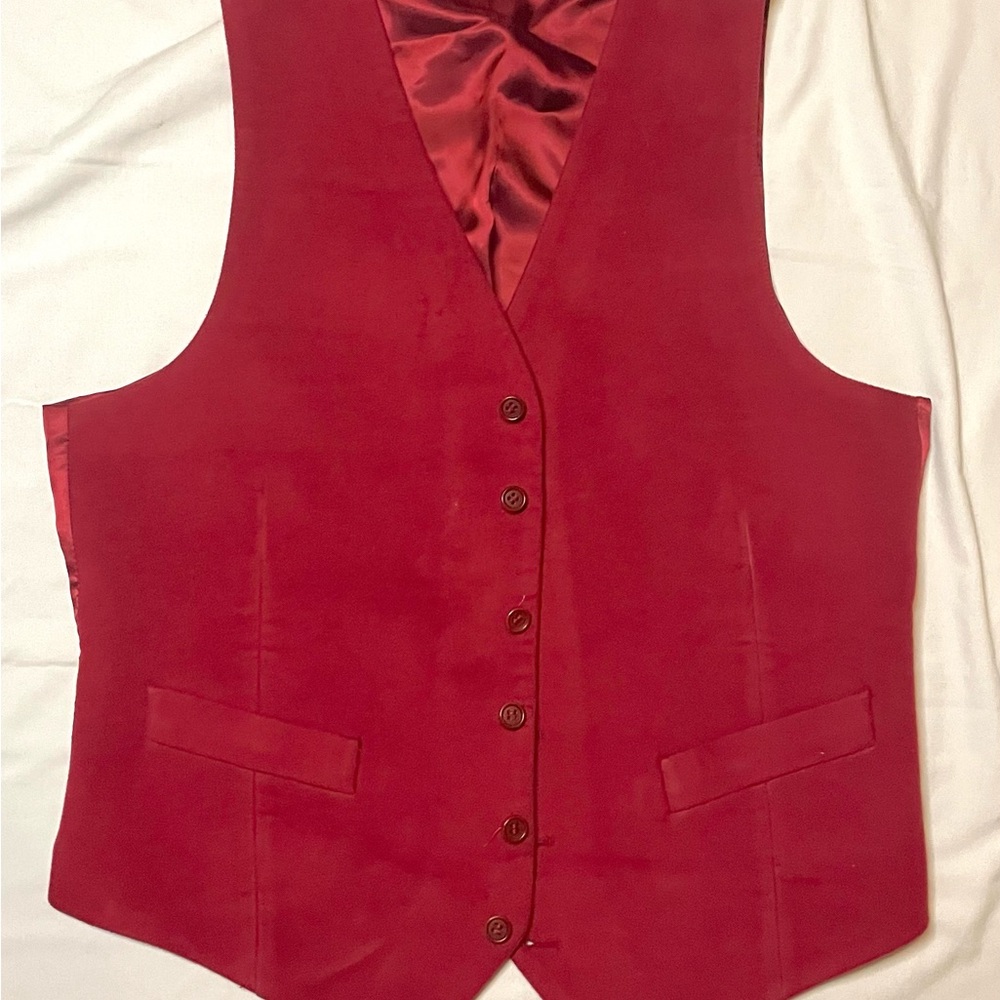 Men's Red Vest